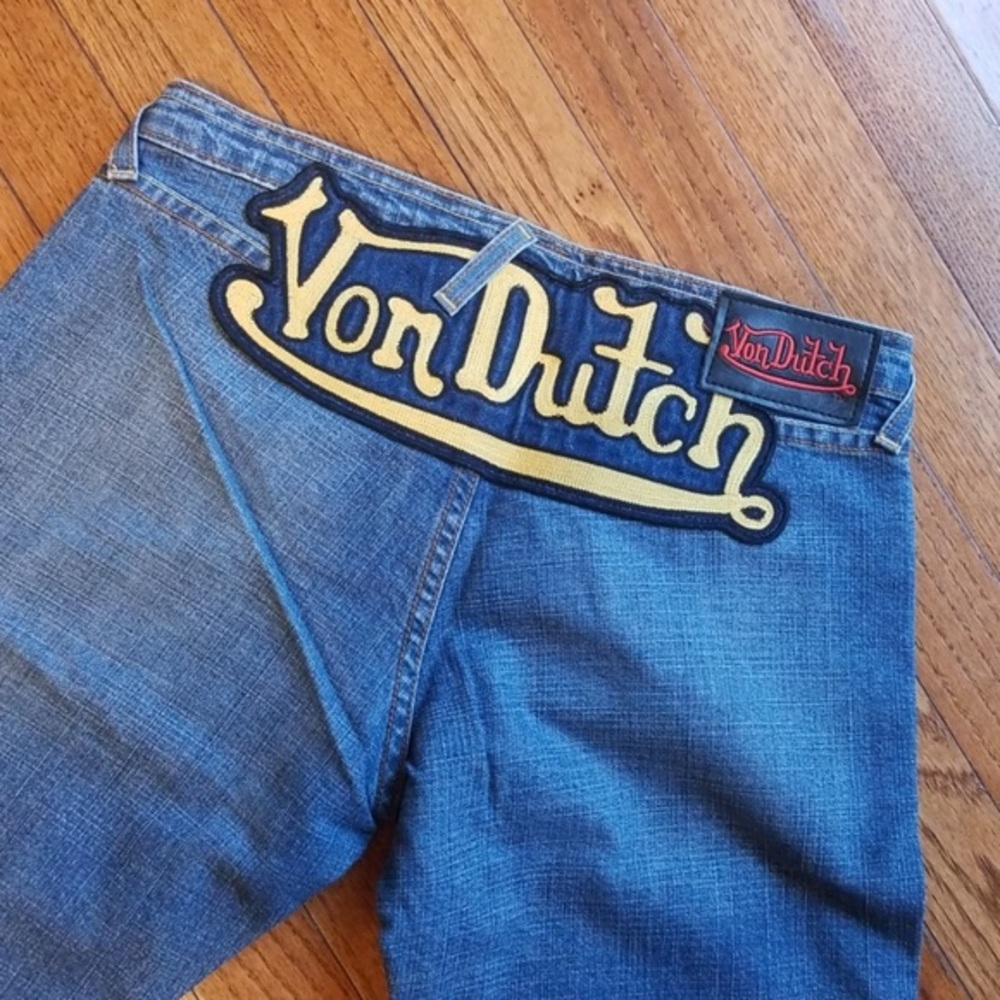 Von Dutch logo jeans